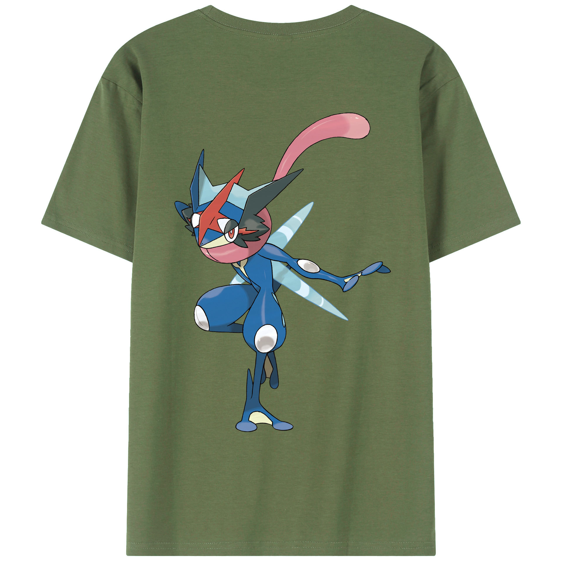 （画像用） ポケットモンスター Pokémon 綿100％ メンズ半袖Tシャツ（バックプリント） 通気性